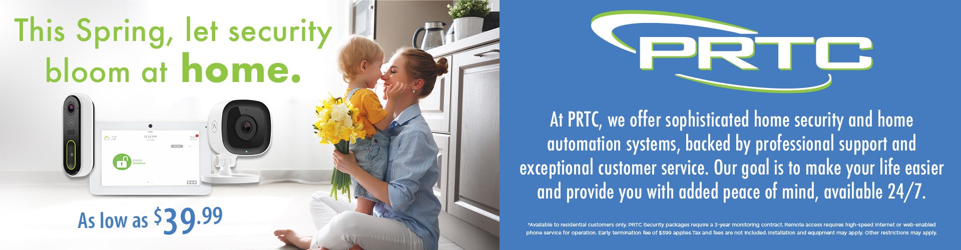 This Spring, let security bloom at home.