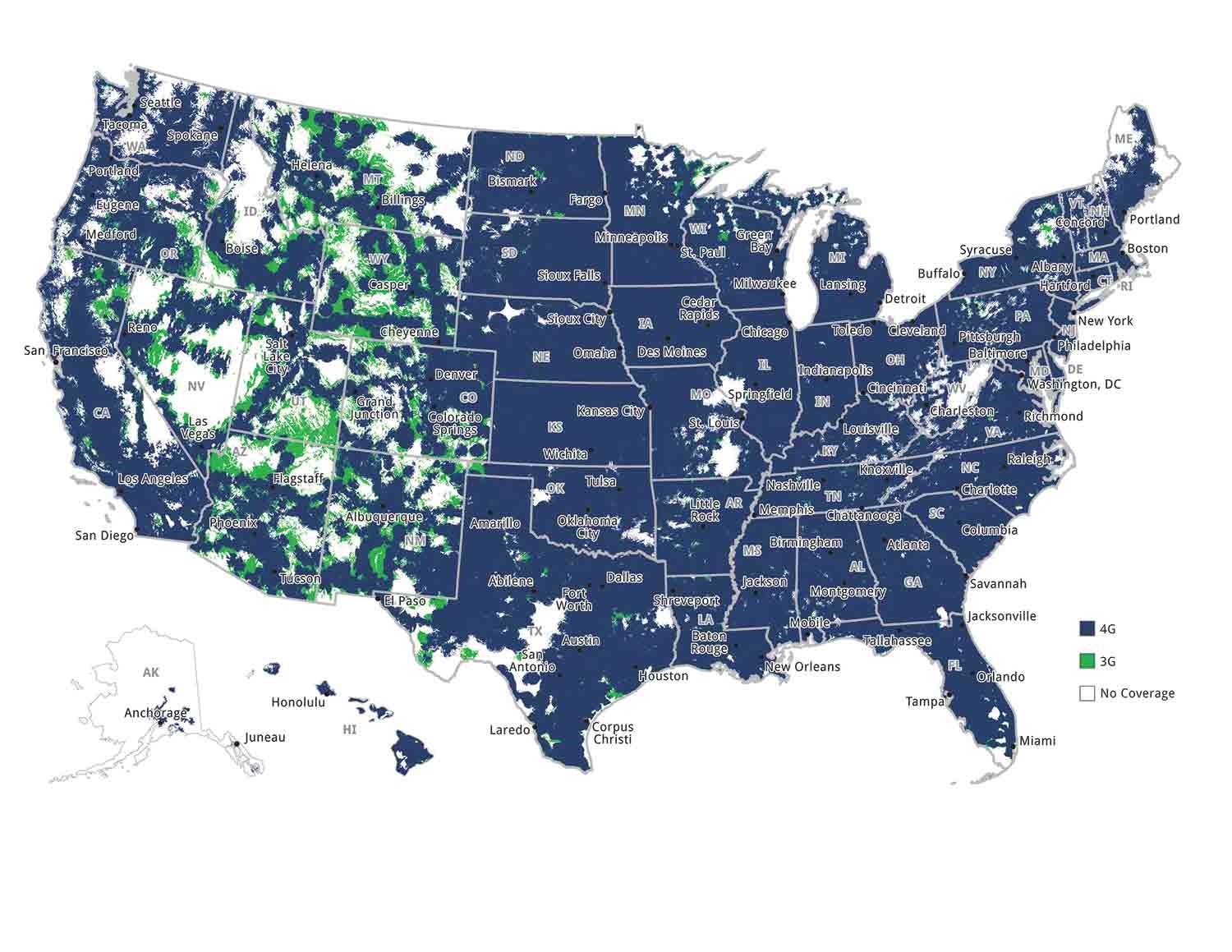 TSP 4G Map